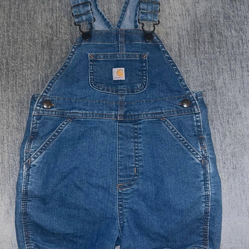 Carhartt Toddler Light Blue Denim Overalls